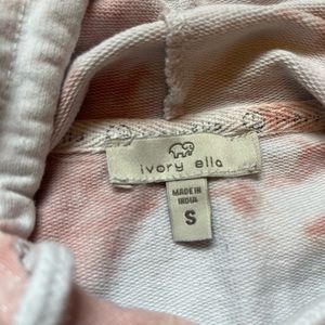 Cropped ivory ella sweatshirt